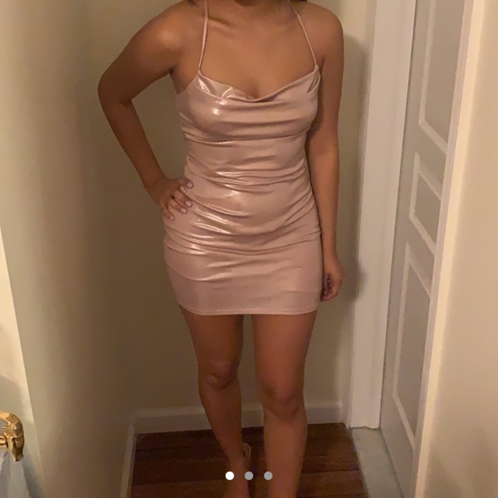 Rose Pink Sparkle Dress